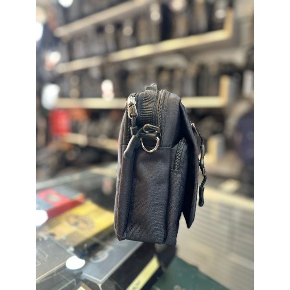 TRG POLO SİYAH SU GEÇİRMEZ KETEN KUMAŞ - Resim 2