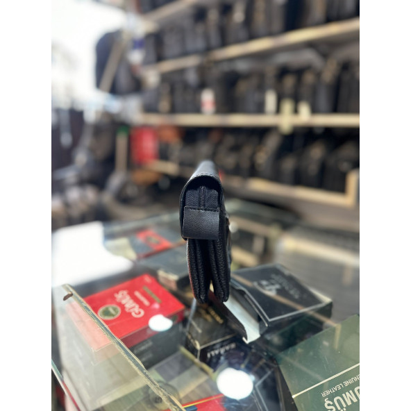 SİYAH FLOTHER SUNNİ  DERİ EL & PORTFÖY ÇANTASI - Resim 2