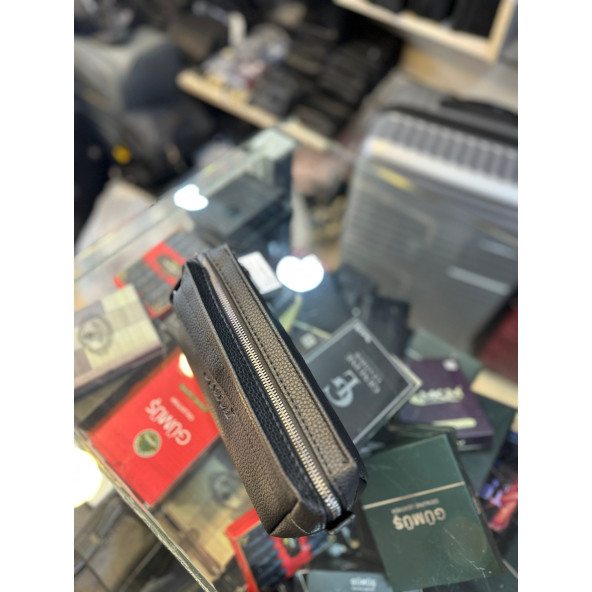 TRG POLO Flother Sunni Deri El & Portföy Tıraş Ve Makyaj Çantası - Resim 2