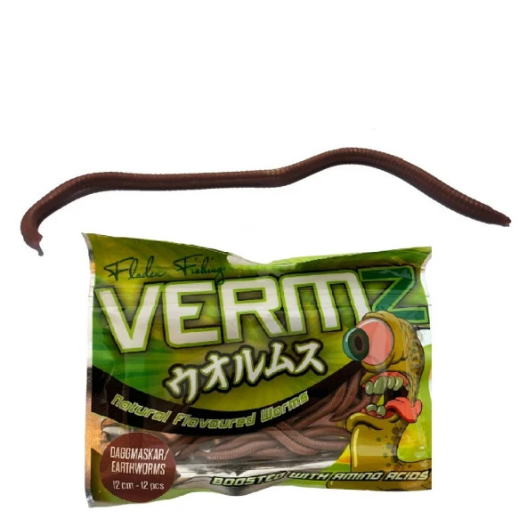 Fladen Vermz Solucan 12cm Lrf Silikon Yem 12'li Paket