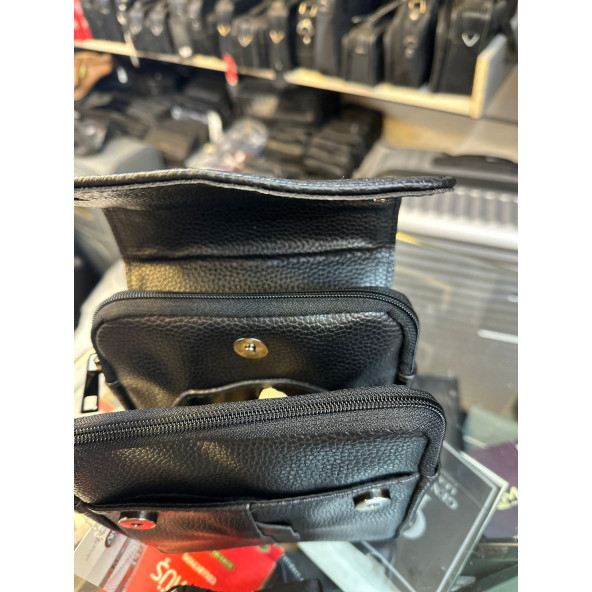 TRG POLO SİYAH FLOTHER SUNNİ DERİ EL ÇANTASI - Resim 2