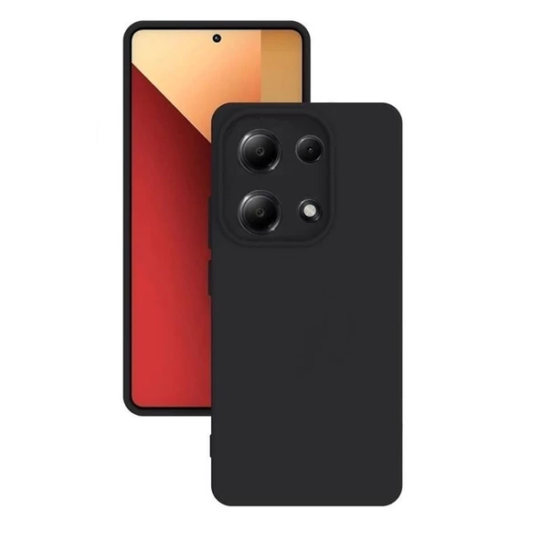 Gpack Xiaomi Redmi Note 13 Kılıf Biye Kamera Korumalı Mat Silikon