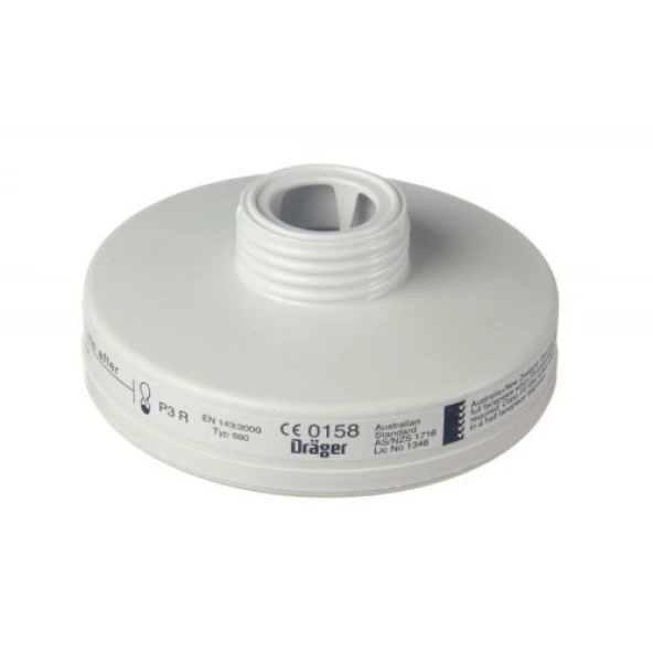 Drager P3 Filtre - 6732974  (Rd 40 bağlantılı maskeler ile uyumludur) ürün görseli 1