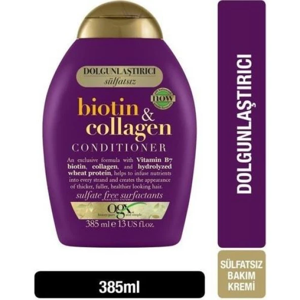 OGX Saç Kremi 385Ml Biotin & Collagen