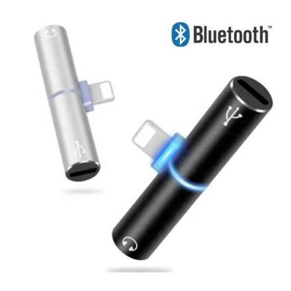 Concord 2in1 Lightning Bluetooth Splitter Aux 3.5mm & Şarj C864