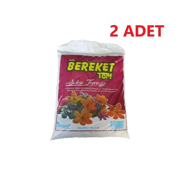 Toft Toprak Bereket Doğal Humuslu Saksı Toprağı-2 Adet