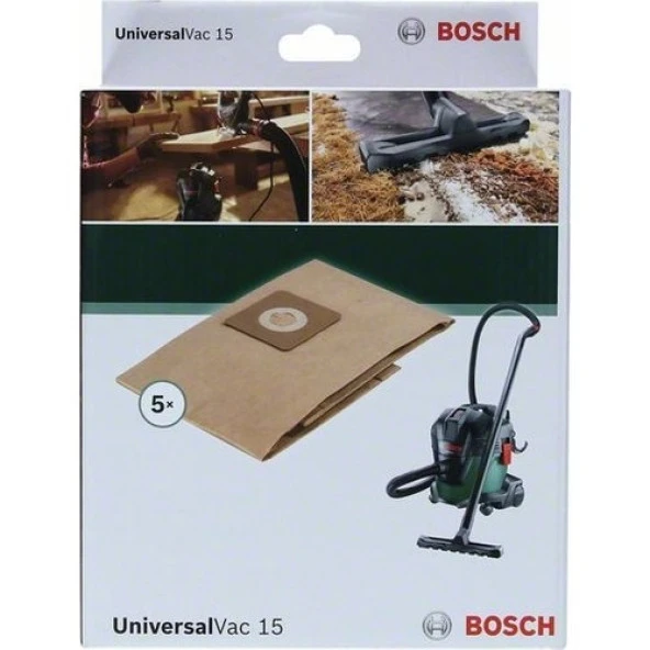 Bosch UniversalVac 15 Süpürge Toz Torbası - 5li - 2