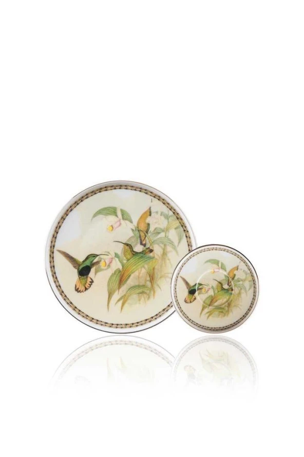 Acar Orina 18 Parça Porselen Pasta-İkram Seti XTL-05581 - 5