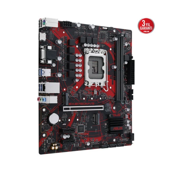 ASUS EX-B760M-V5 INTEL B760 LGA1700 Soket 8000MHz DDR5 mATX Anakart - 2