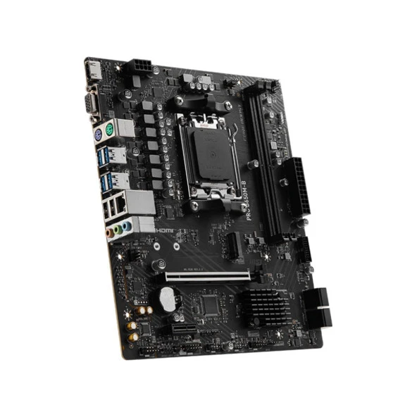 MSI PRO B650M-B AMD B650 Soket AM5 DDR5 6800MHz m.2 mATX Anakart - 3