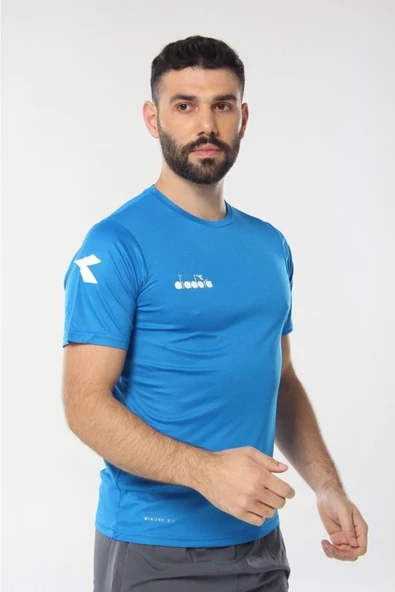 Diadora Nacce Erkek Mavi T-Shirt - 16TSR05