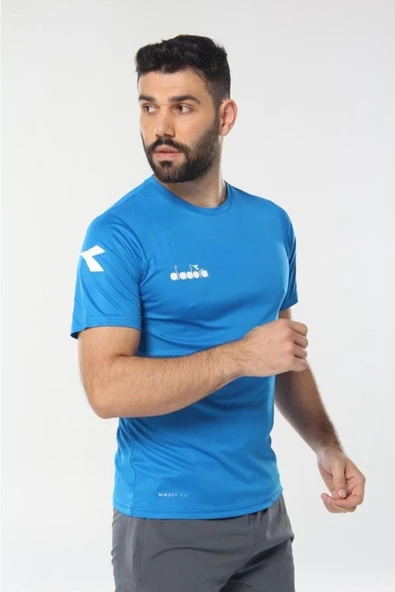 Diadora Nacce Erkek Mavi T-Shirt - 16TSR05 - 2