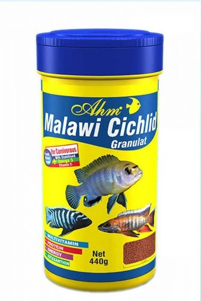 Ahm Malawi Cichlid Granulat Balık Yemi 100 ml ürün görseli 1