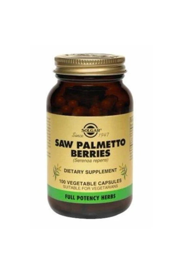 Solgar Saw Palmetto Berries 100 Kapsül ürün görseli