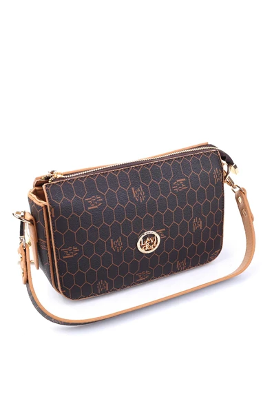 Levidor 930078 Kadın Baskılı El & Omuz Çantası - Resim 5