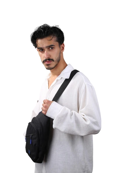 Seventeen 3475 Erkek Kanvas Body Bag Çapraz Çanta - Resim 6