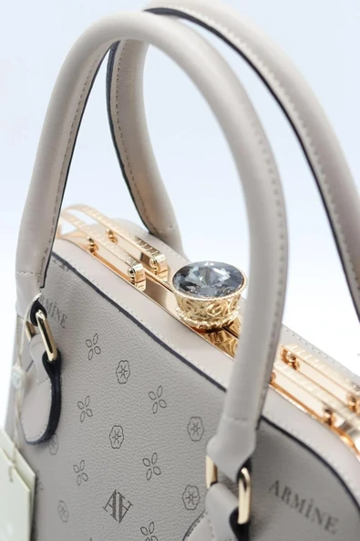 Armine 339 Kadın Baskılı El & Omuz Çantası - Resim 9