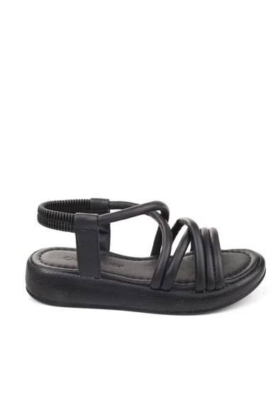 Castle Black 35243 Rahat Taban Günlük Kadın Sandalet - Resim 4