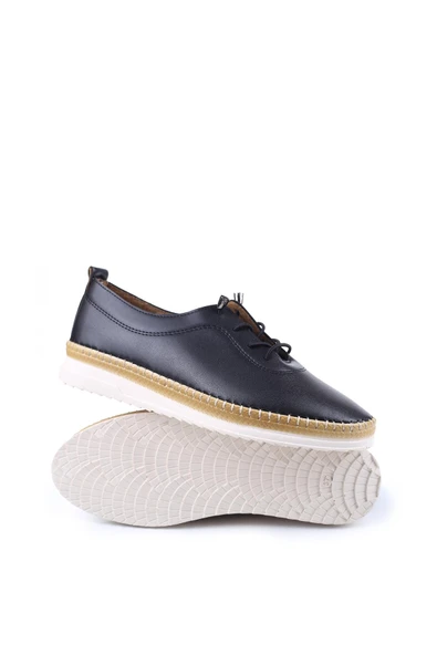 Norfix 3642 Lastik Bağcıklı Ortopedik Günlük Kadın Ayakkabı - Resim 9