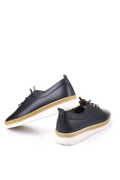 Norfix 3642 Lastik Bağcıklı Ortopedik Günlük Kadın Ayakkabı - Resim 7