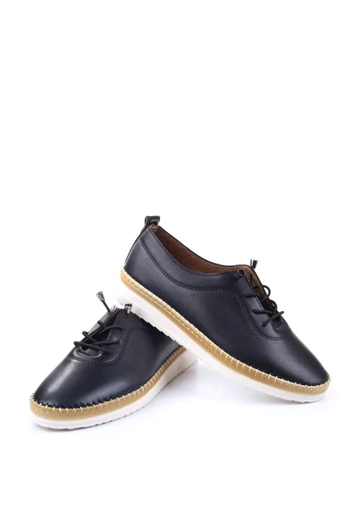 Norfix 3642 Lastik Bağcıklı Ortopedik Günlük Kadın Ayakkabı - Resim 5