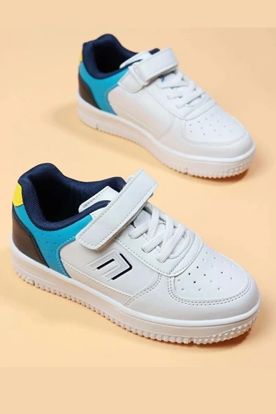 Cool Abel Erkek Çocuk Cırtlı Günlük Sneaker Spor Ayakkabı ürün görseli 1