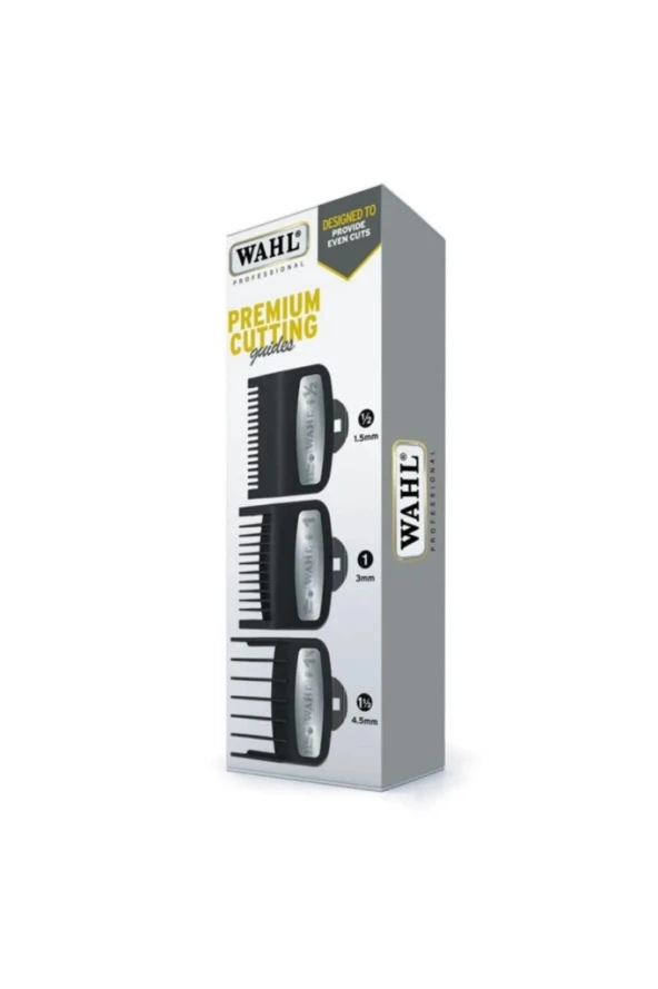 Wahl 3'lü Tarak Seti (0.5-1-1.5 Numara) Orijinal - Premium Kesim - 2