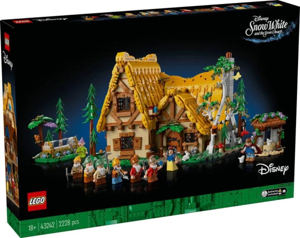 LEGO Disney 43242 Snow White and the Seven Dwarfs' Cottage