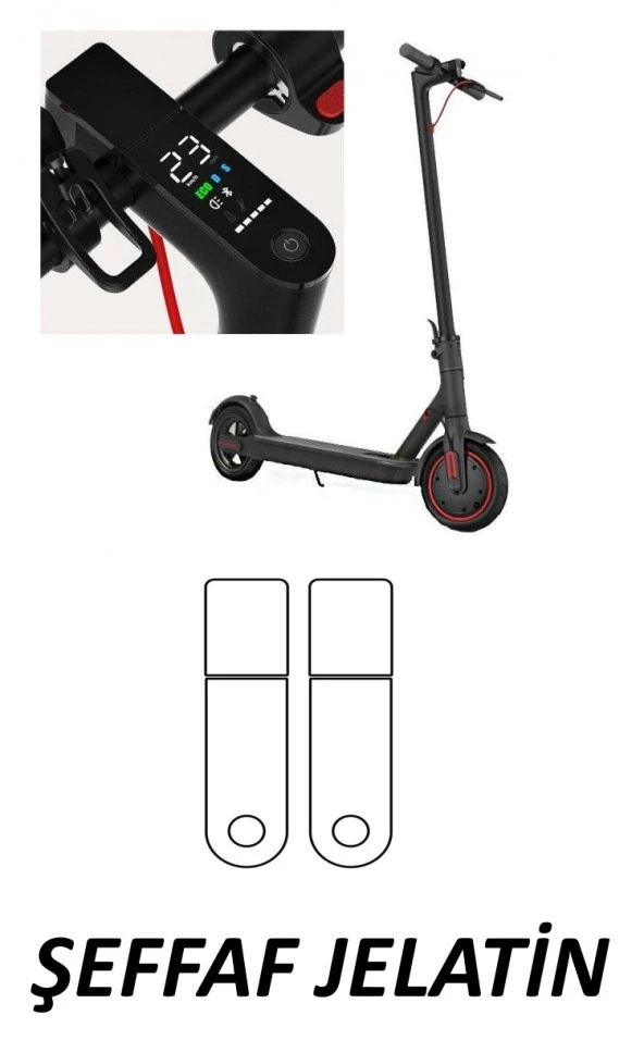 Mi Pro 2 Elektrikli Scooter Uyumlu Ön Şeffaf Ultra koruyucu Nano Jelatin