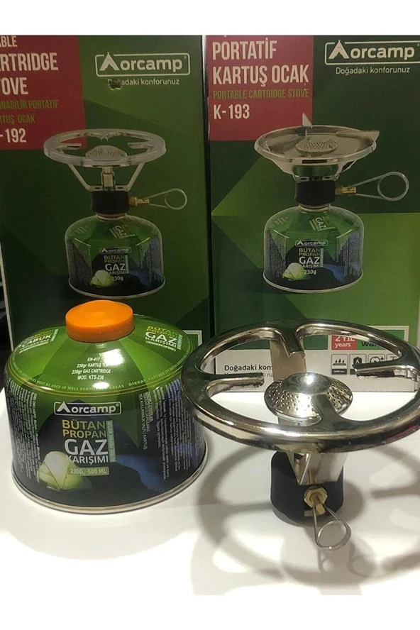 Orcamp Siboplu Kamp Ocak 230 Gram Tüplü Set - 2