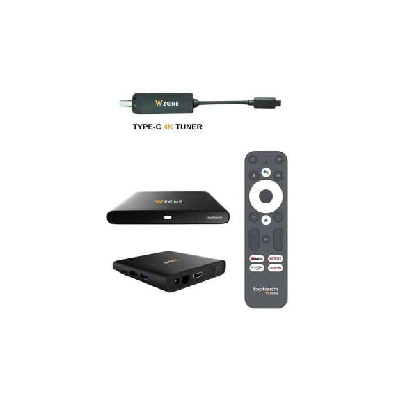 Wzone 4k Android Tv Box Ve Tuner Uydu Alıcısı
