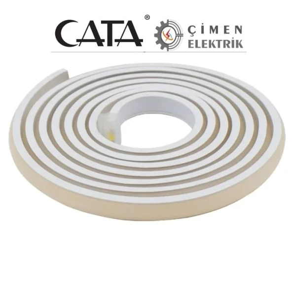 25 METRE CATA CT 4561 Neon Yapışkanlı Cob Led Beyaz Işık 220V