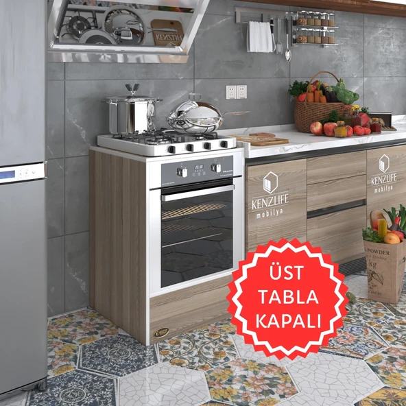 Kenzlife ankastre modülü kabini neon crd fırın ocak dolabı sabit tabla ürün görseli