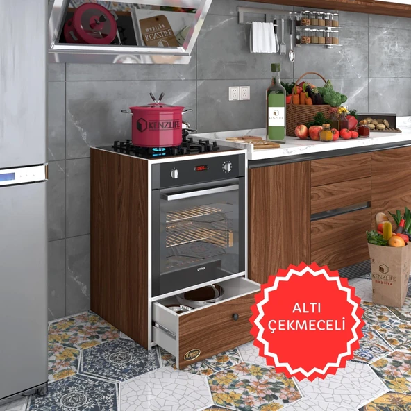 Kenzlife ankastre modülü kabini lityum cvz fırın ocak dolabı çekmeceli ürün görseli