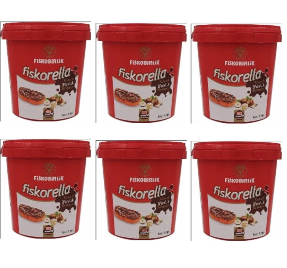 Fiskobirlik Fiskorella Kakao Fındık Kreması 1000Gr*6 Adet ürün görseli