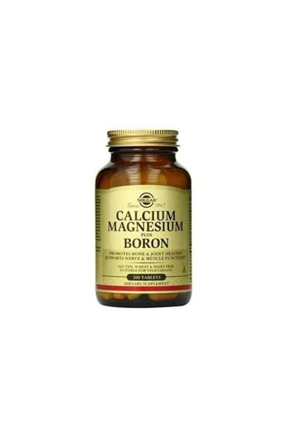 Solgar Calcium Magnesium Plus Boron 100 Tablet