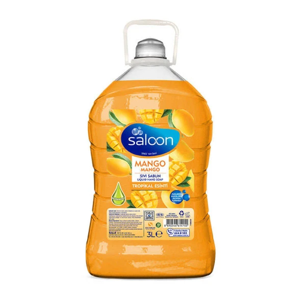 Saloon Sıvı Sabun Taze Mango 3lt 1204567