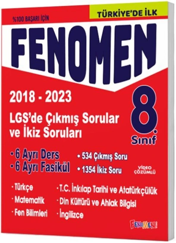 Fenomen Okul 2024 8. Sınıf Lgs Çıkmış Soruları Ve İkiz Sorular Seti
