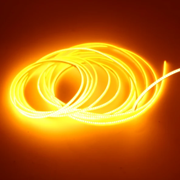 100 METRE CATA CT 4561 Neon Yapışkanlı Cob Led Amber Işık 220V - 2