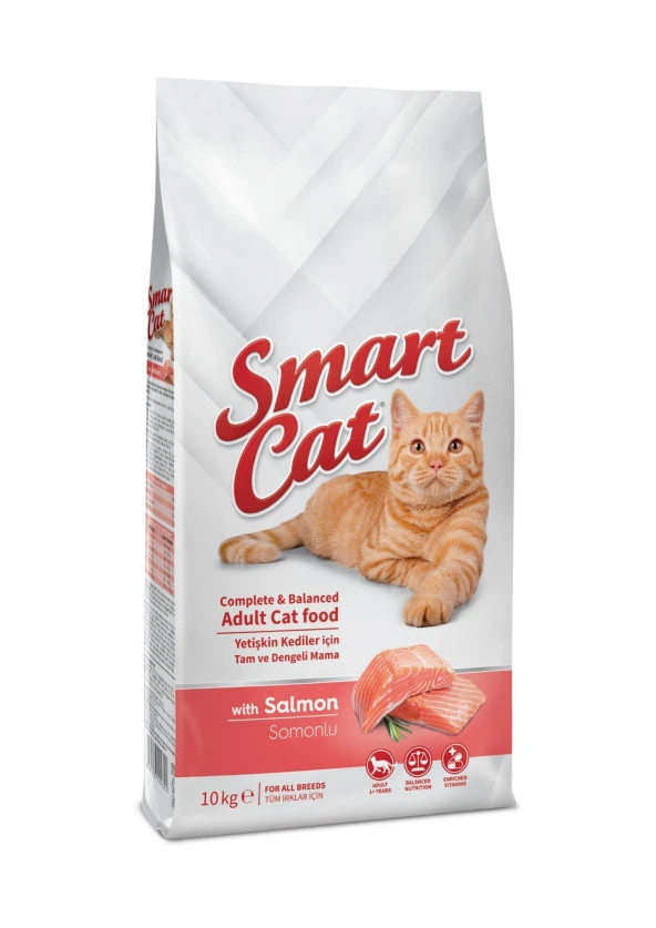 Smart Cat Somonlu Yetişkin Kedi Maması 10 Kg