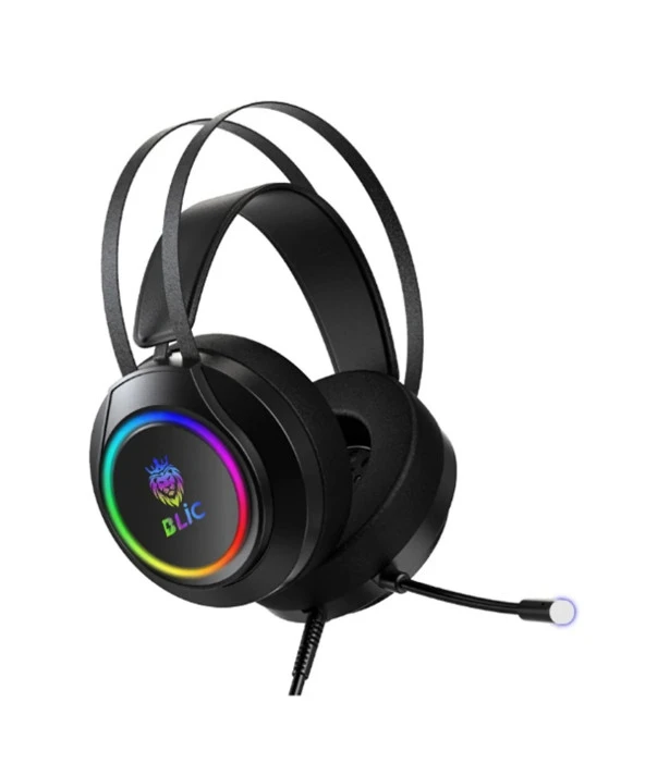 Blic BGH3 Siyah Usb Rainbow Led Aydınlatmalı Gaming Mikrofonlu Kulaklık