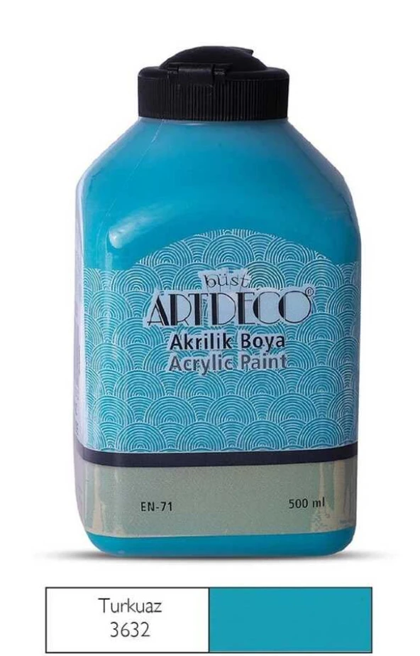 Artdeco Akrilik Boya 500 ml Turkuaz
