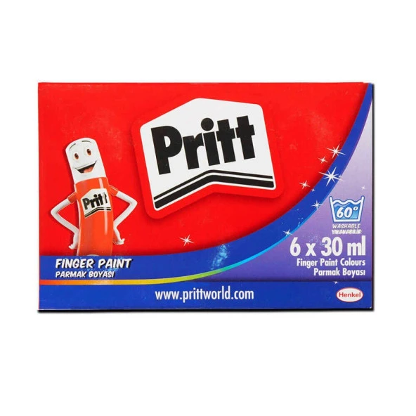 Pritt Parmak Boyası 30 ml x 6'lı