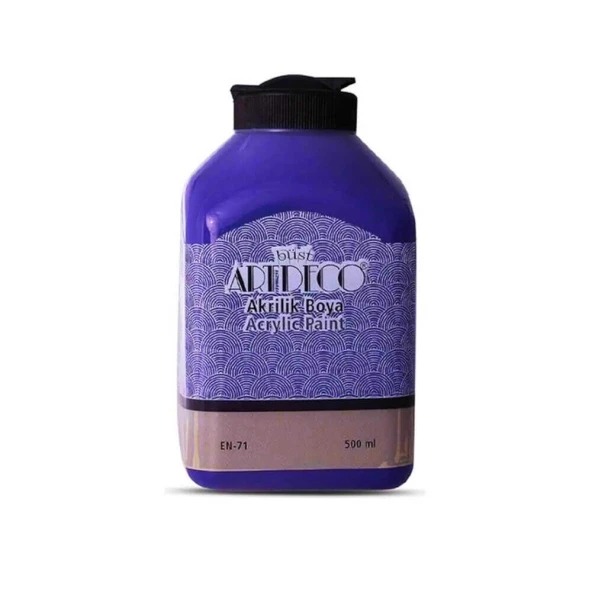 Artdeco Akrilik Boya 500 ml Mor - Resim 2