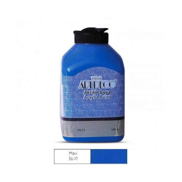 Artdeco Akrilik Boya 500 ml Mavi
