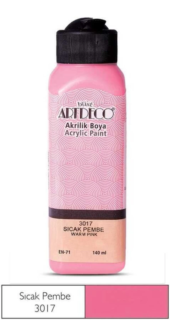 Artdeco Akrilik Boya 140 ml Sıcak Pembe