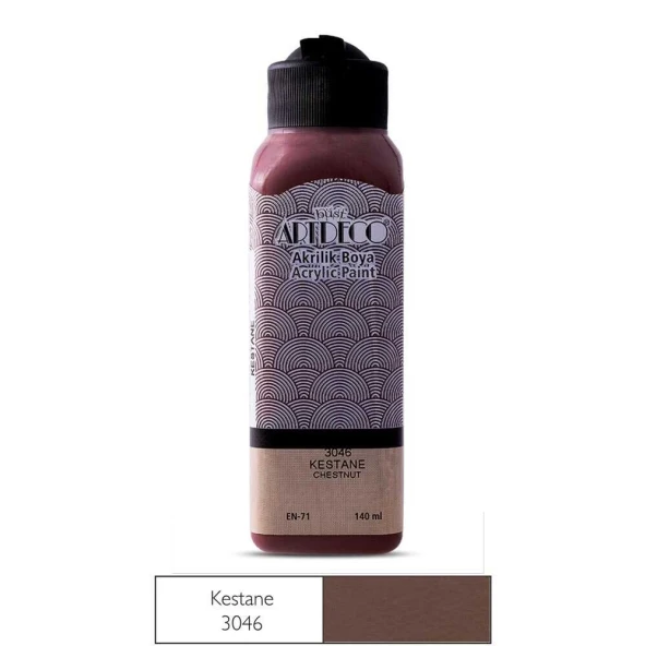 Artdeco Akrilik Boya 140 ml Kestane - Resim 2