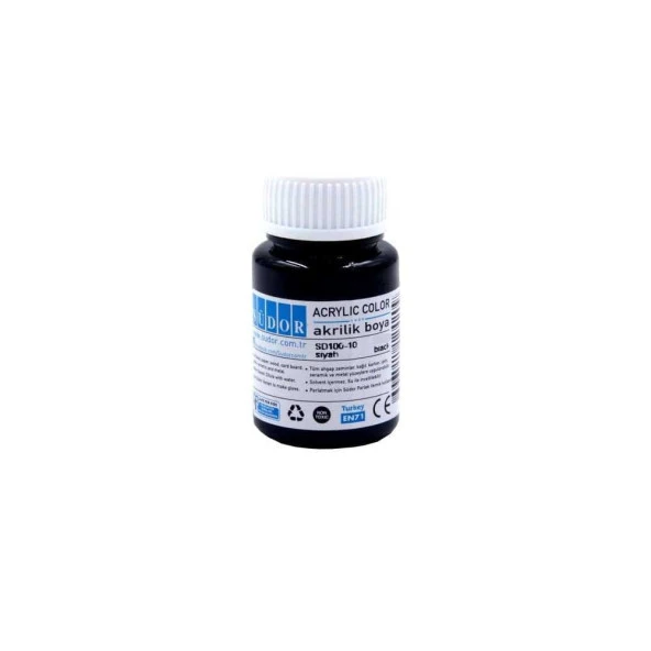 Südor Akrilik Boya 40 ml Siyah