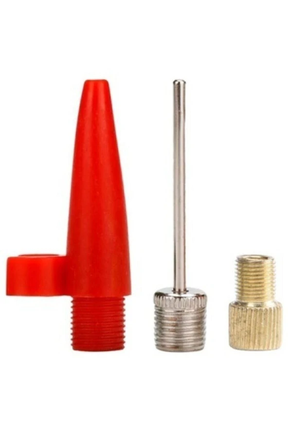 Moonshop Çift Piston Ayak Pompası Bisiklet, Top, Motorsiklet Şişirme J44B-01 - Resim 4