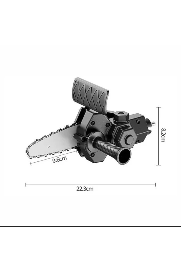 Moonshop Zincirli Testere Dönüştürücü Şarjlı Elektrikli Matkap Için Taşınabilir Ahşap Testere Adaptörü. - Resim 2
